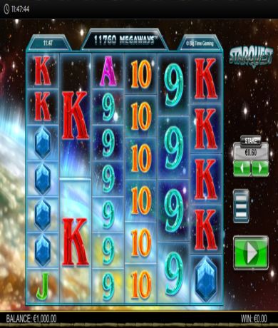 Spil gratis lige nu p&aring; Starquest Megaways, spillemaskine online fra Big Time Gaming | Danske Casinoer
