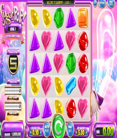 Spil gratis lige nu p&aring; SugarPop, spillemaskine online fra BetSoft | Danske Casinoer