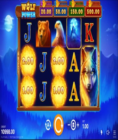 Spil gratis lige nu p&aring; Wolf Power: Hold and Win online slot fra Playson | Danske Casinoer