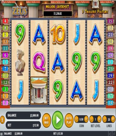 Spil gratis lige nu p&aring; Zeus, slot online fra Habanero | Danske Casinoer