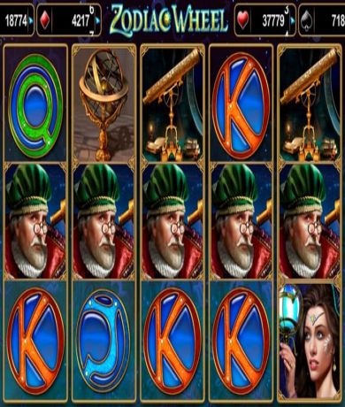 Spil gratis lige nu p&aring; Zodiac Wheel spillemaskine online fra EGT | Danske Casinoer