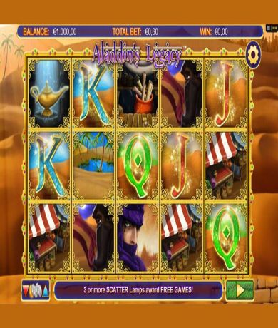 Spil gratis lige nu p&aring; Aladdin's Legacy Slot Online fra Amaya | Danske Casinoer