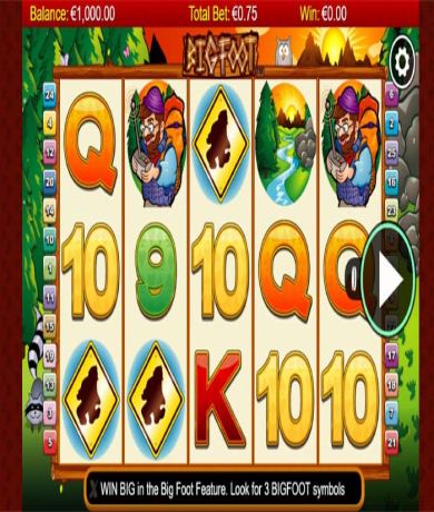 Spil gratis lige nu p&aring; Bigfoot slot online fra NextGen | Danske Casinoer