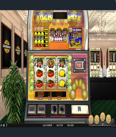 Spil gratis lige nu p&aring; Jackpot 6000 online slot fra NetEnt | Danske Casinoer
