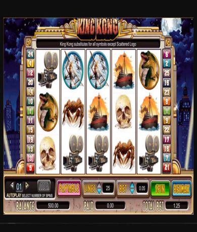 Spil gratis lige nu p&aring; King Kong Slot Online fra Amaya | Danske Casinoer