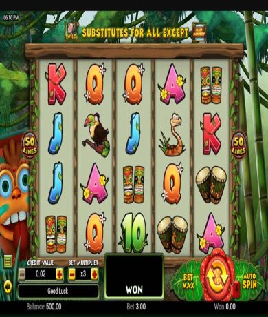Spil gratis lige nu p&aring; Mad Monkey spillemaskine online fra Amaya | Danske Casinoer