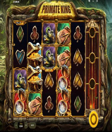 Spil gratis lige nu p&aring; Primate King spillemaskine online fra Red Tiger Gaming | Danske Casinoer