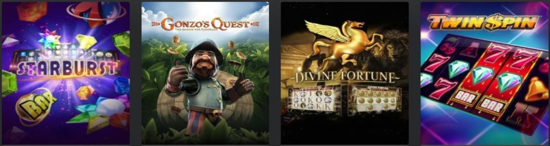 Spilvarianter NetEnt